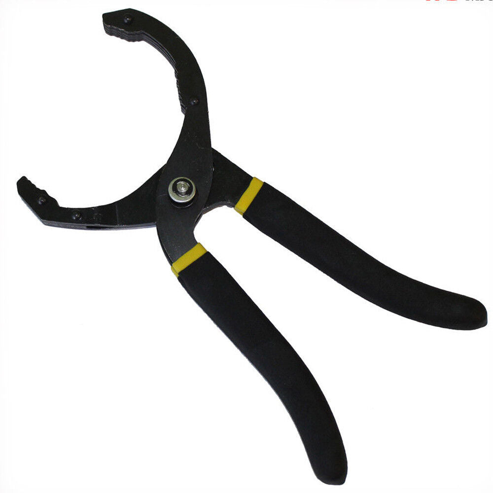 230mm 9″ Adjustable Oil Filter Plier Wrench Dia. 60-90mm Hand Removal Non Slip