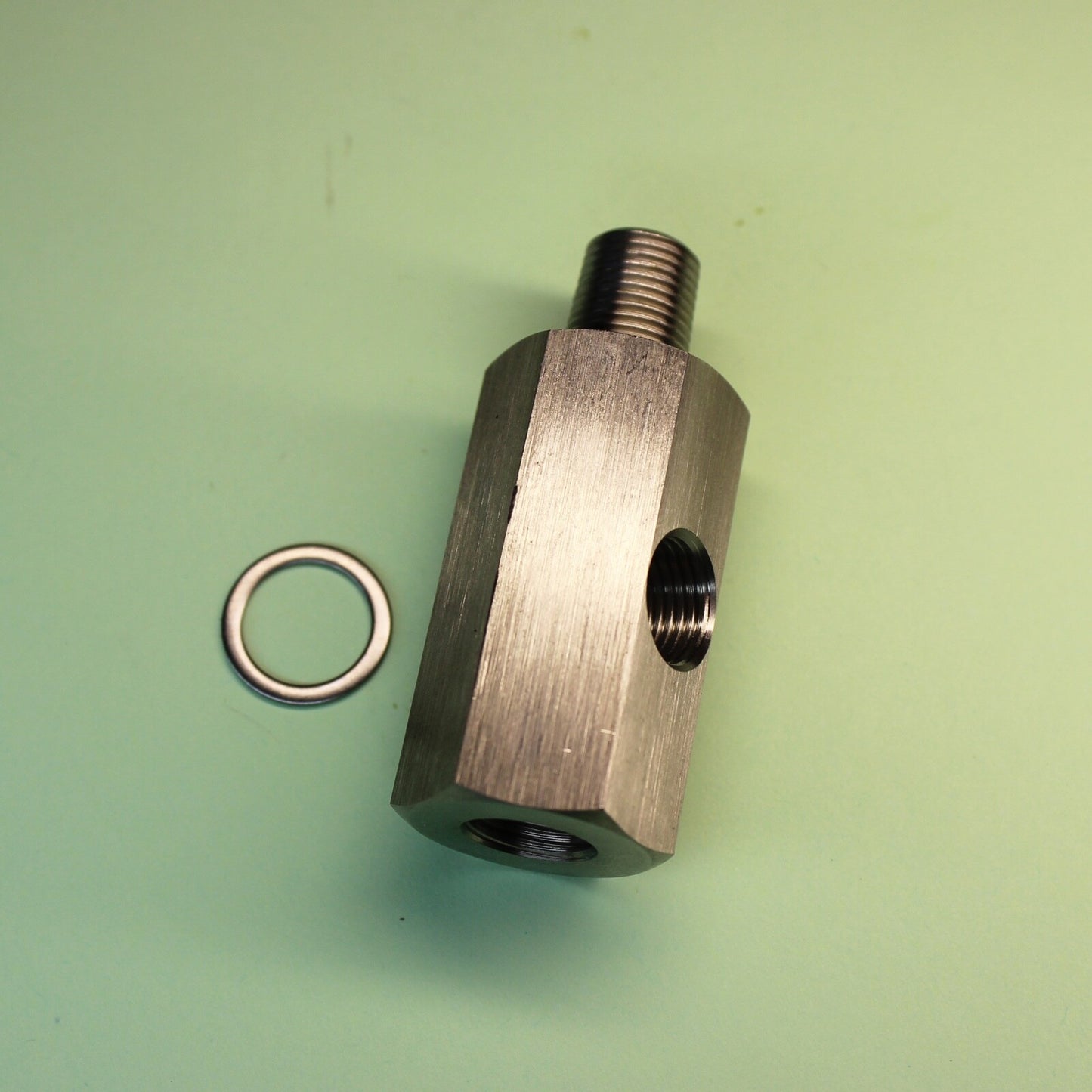 Oil Pressure Gauge Adapter 1/8″ Npt Female R1/8″ Male Thread Pro Lite Ss304