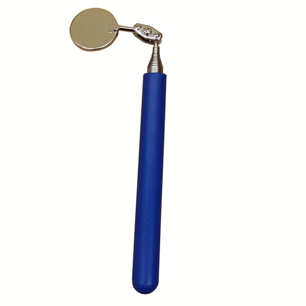 Telescopic Inspection Mirror 32mm Round Ss Handle Extendable 210-900mm Car Garage