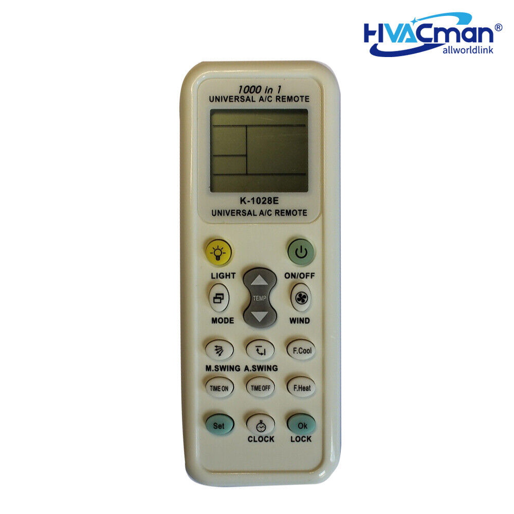 Universal Air Conditioner Remote Controller K1028e Hvacman