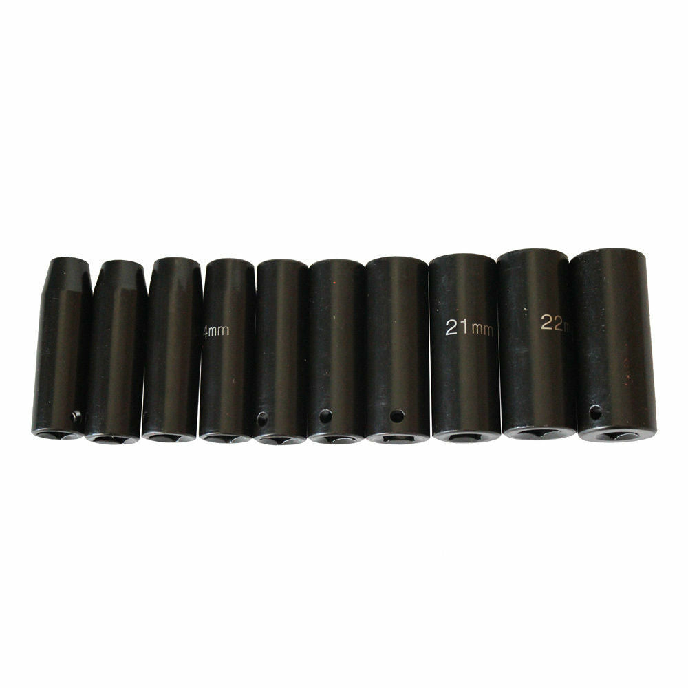 1/2 Dr. Impact Deep Socket Set 11pc10-24mm Air 78mm Car Metric Gagage Dodoyee