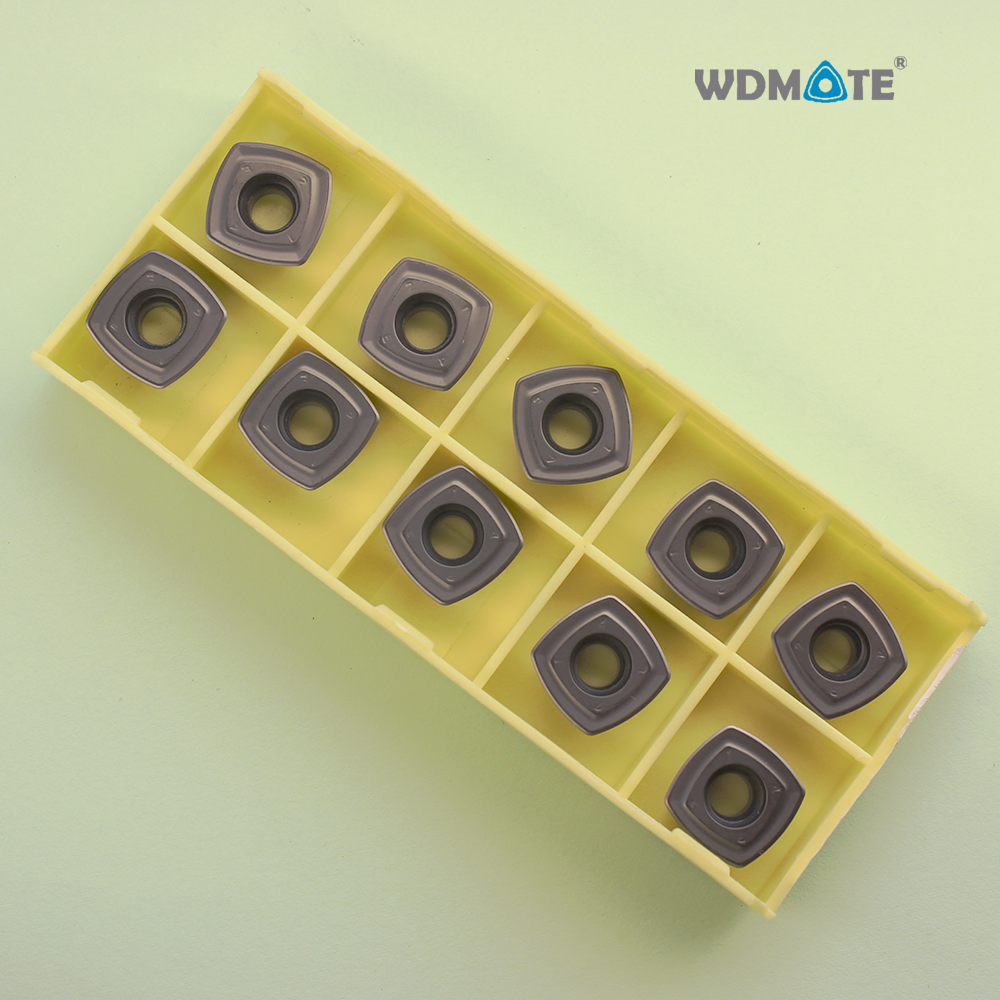 10pcs Sdmt120512-ph Lf6018 CNC Carbide Tips Inserts Blade Lathe Boring Bar Tool