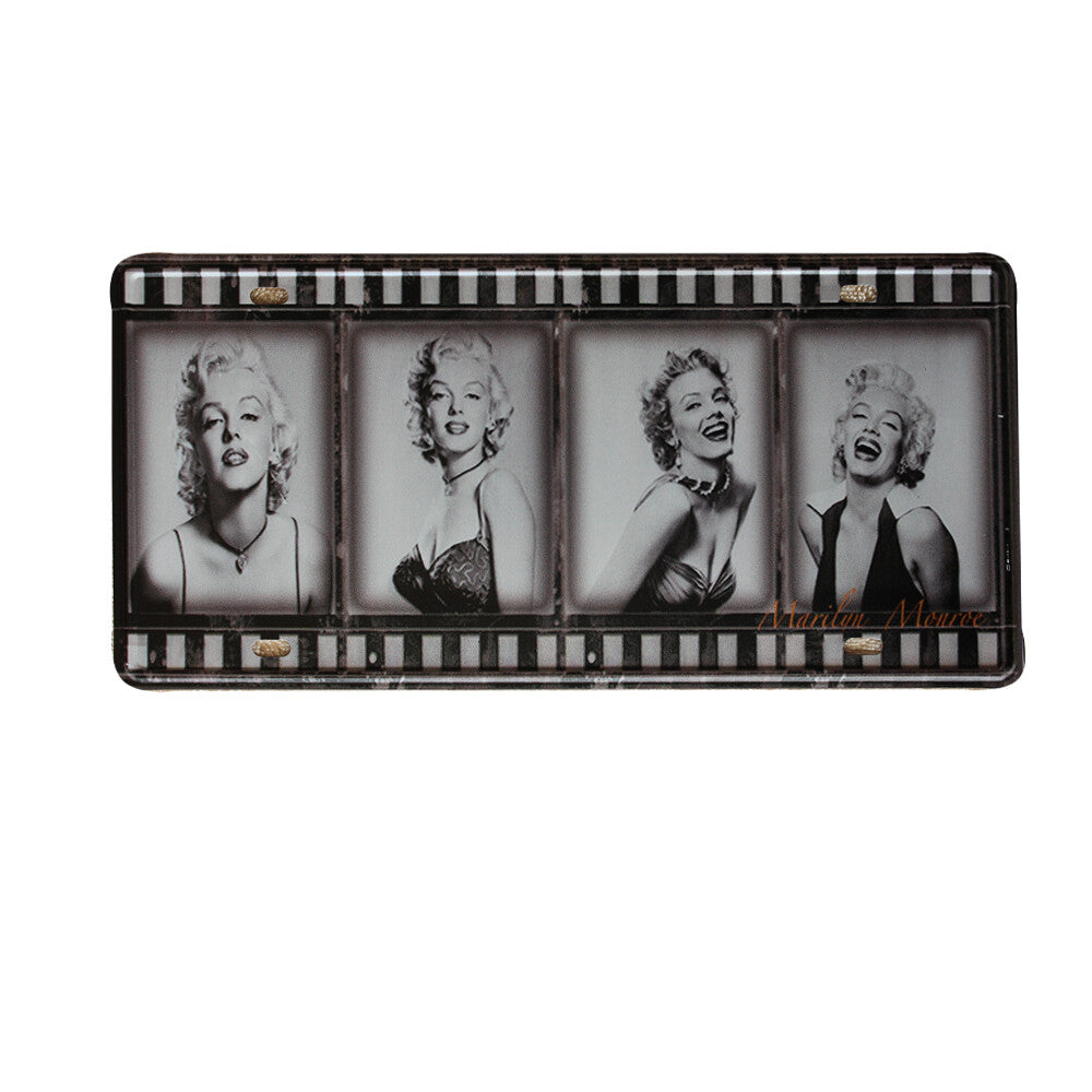 Tin Sign Marilyn Monroe Garage Rustic Vintage