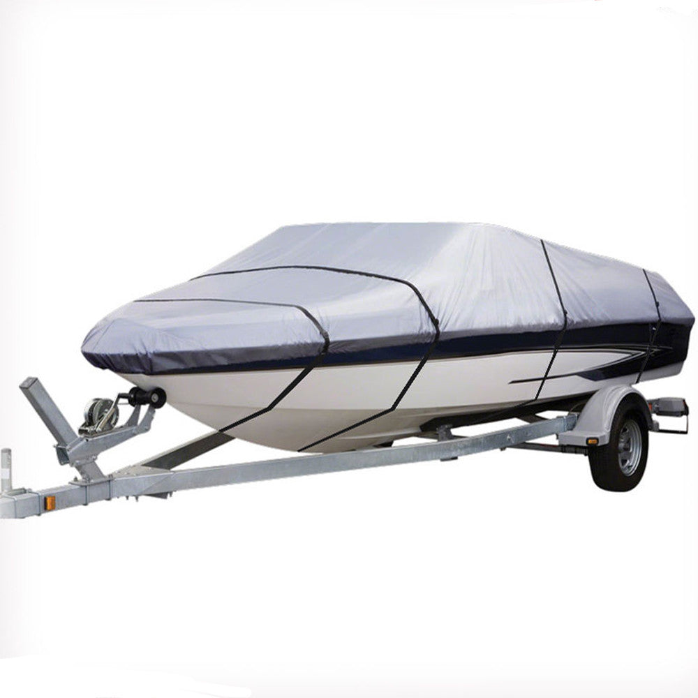 20-22 Ft Trailerable Marine Boat Cover 6.1-6.7m Rain Sun UV Half Cabin Hd