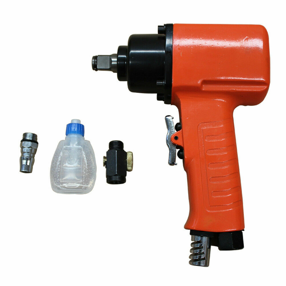 Air Wrench Impact Gun 100-350nm Dr. 1/2 Pneumatic Inlet1/4 8000rpm Bolt Garage