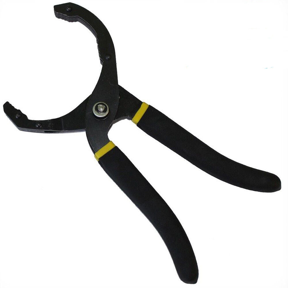 230mm 9″ Adjustable Oil Filter Plier Wrench Dia. 60-90mm Hand Removal Non Slip
