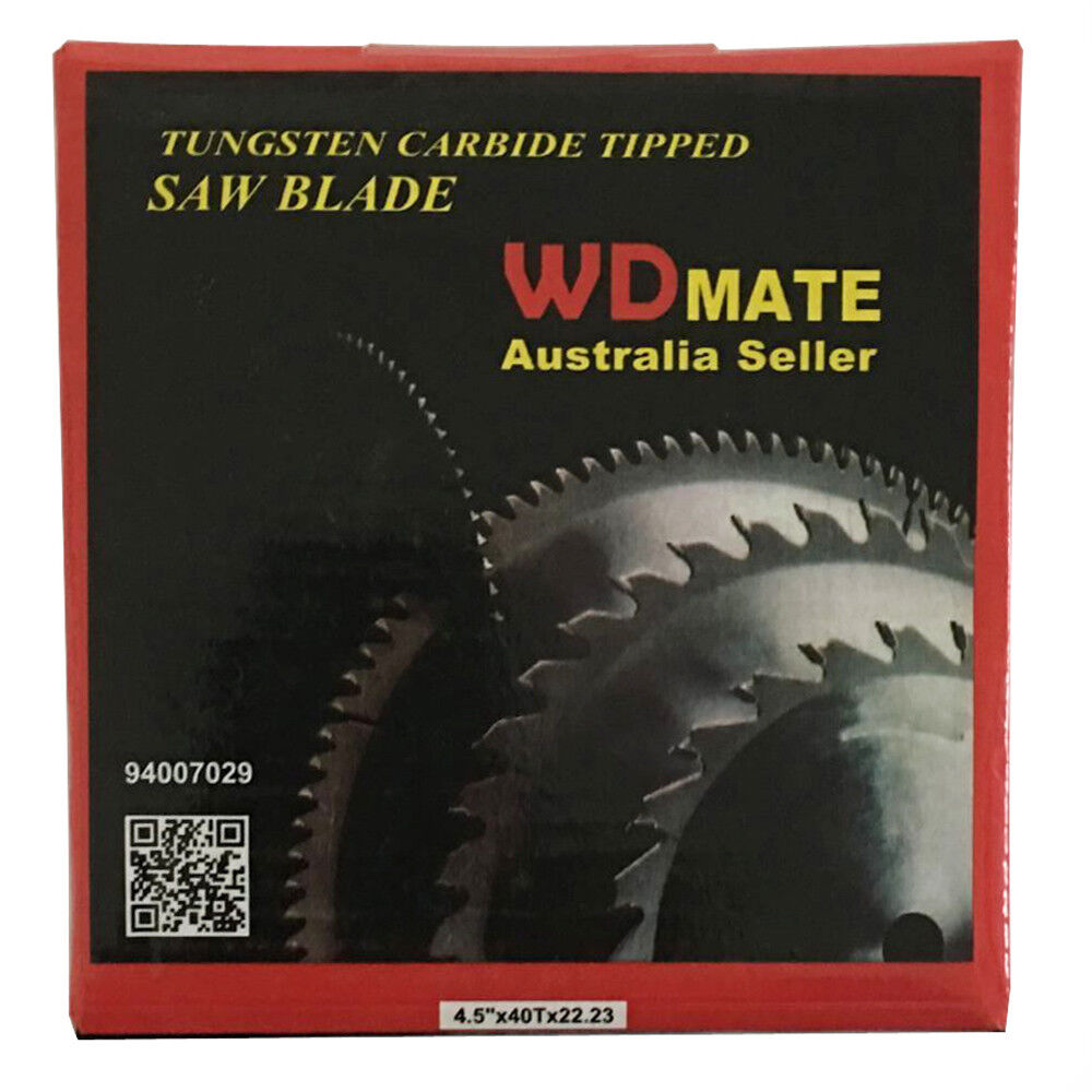 115mm 40t Tct Wood Cutting Disc Circular Saw Blade Atb 1.2mm 4.5″ 22.23/20mm