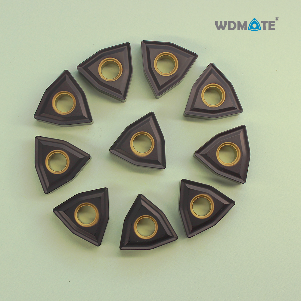 10pcs Wnmg080408-lf3018 CNC Carbide Tips Inserts Blade Cutterturnboring Bar Tool