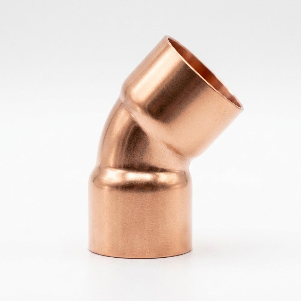 4* Copper Elbow 45° Sr 1-1/8″ Pipe Tube Connector Adapter Short Radius 45 Degree