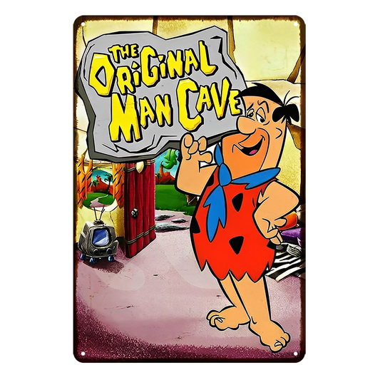 The Original Man Cave Property Tin Metal Sign Rustic Look Vintage Nostalgic