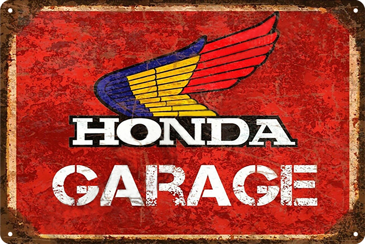 Honda Garage Car Tin Sign Retro 20x30cm