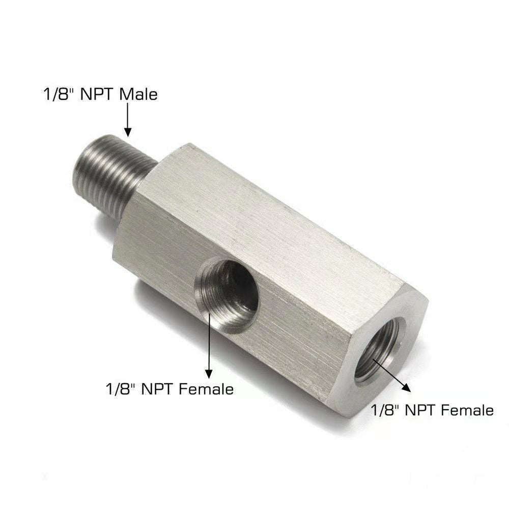 Oil Pressure Gauge Adapter 1/8″ Npt Female Malethread Pro Lite Ss304