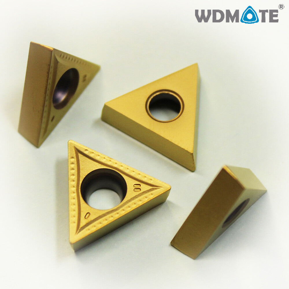 10pcs CNC Carbide Tips Inserts Tcmt16t304-mt Xh7135 Blade Cutter Lathe Bar Tool