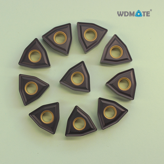 10pcs Wnmg080408-lf3018 CNC Carbide Tips Inserts Blade Cutterturnboring Bar Tool