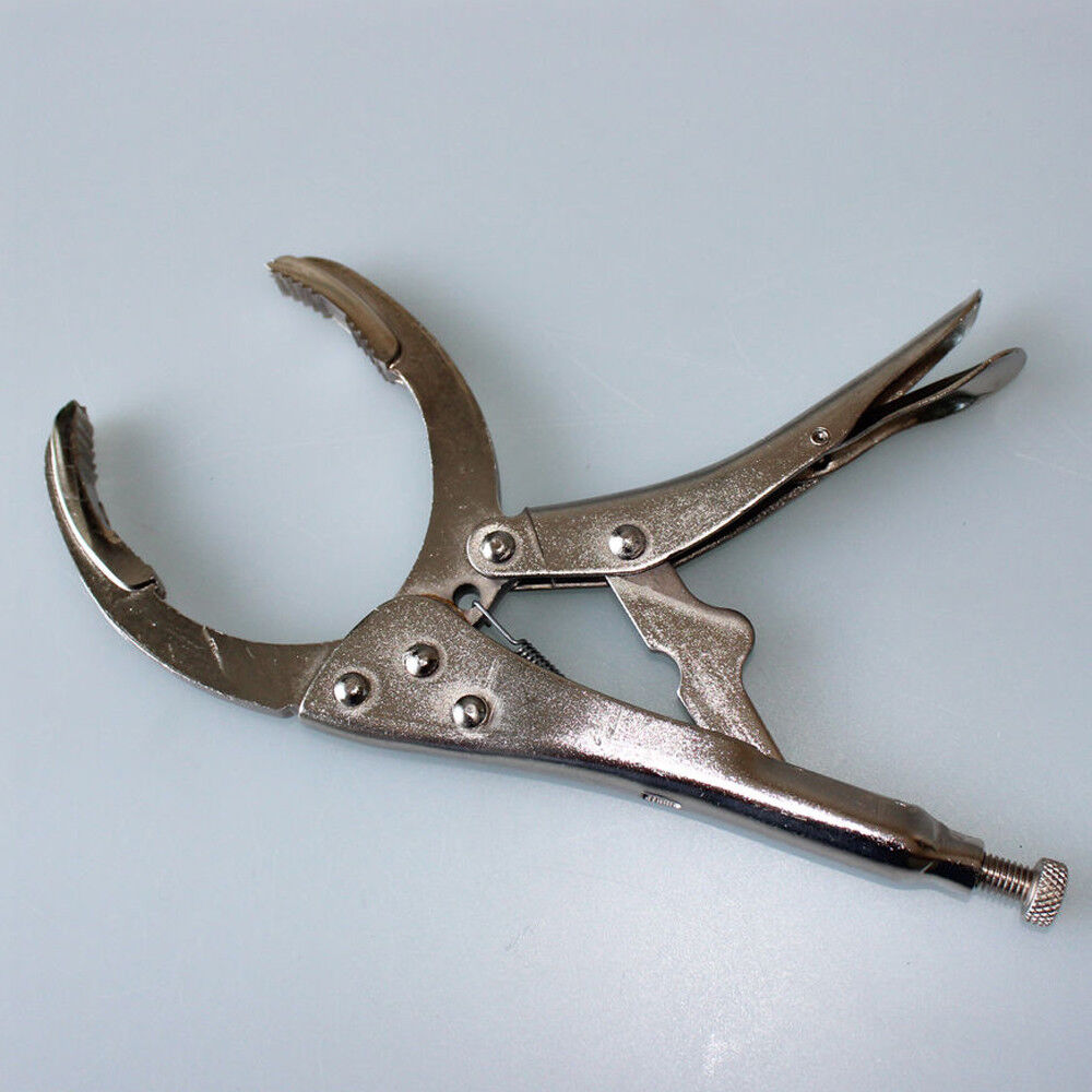 Oil Filter Wrench Remover Plier 40-100mm Grid 10″ Lock-up Forged Crv Car