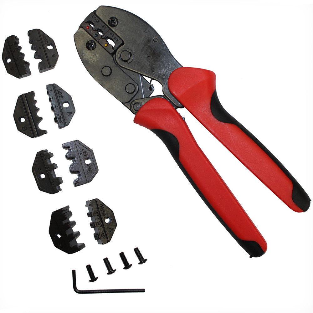 5 Die Crimping Wire Ratchet Crimper Barrel N-insulate Bootlace Ferrules