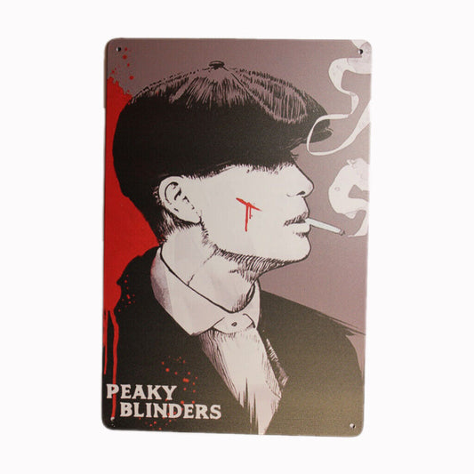 Tin Sign Peaky Blinders Sprint Drink Bar Whisky Rustic Look