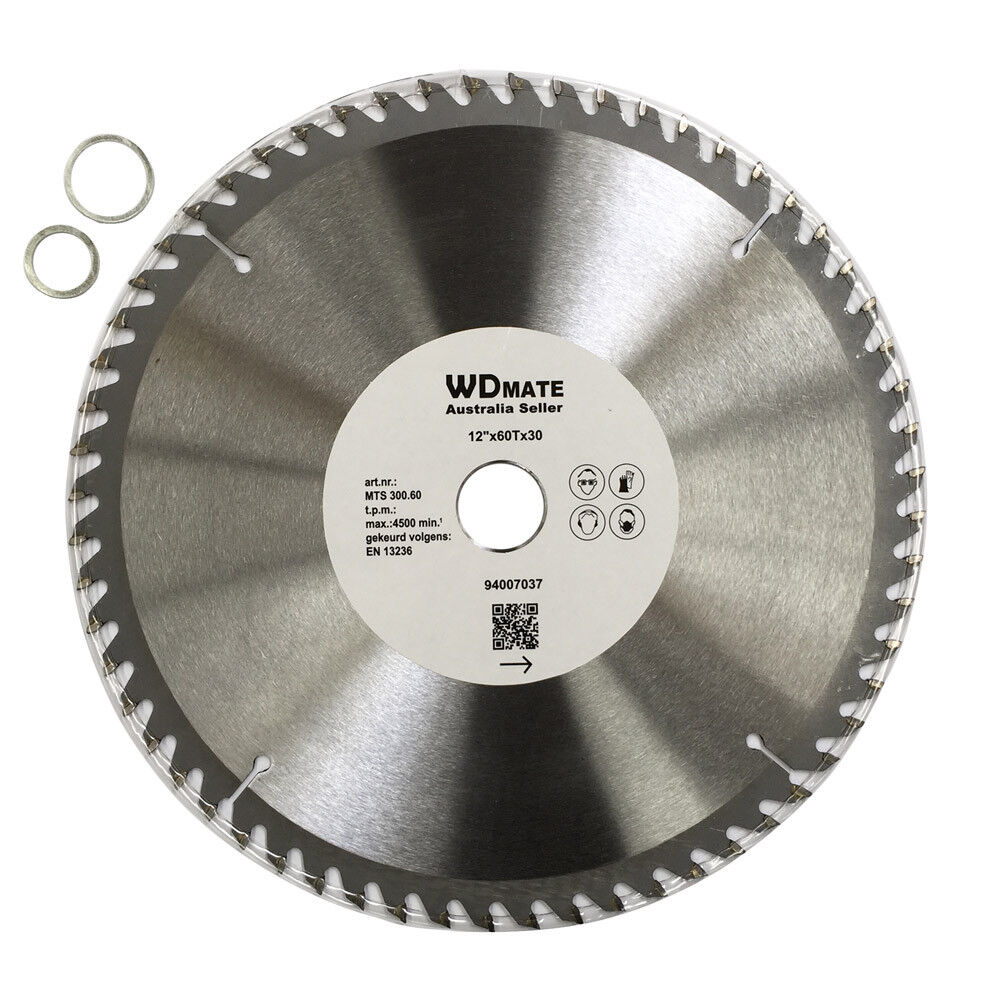 Timber Cutting Disc Wheel 12″ 300mm Circular Saw Blade 60t 30mm Atb Wood Sharp