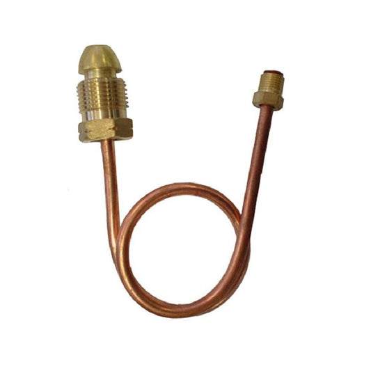 Copper Pigtail 1/4″ 500mm Male To Inverted Flare Caravan Motorhome Rv Pol