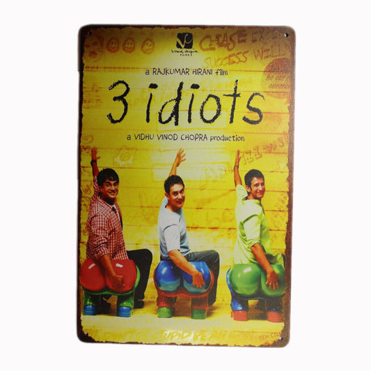 Tin Sign 3idiots  Sprint Drink Bar Whisky Rustic Look