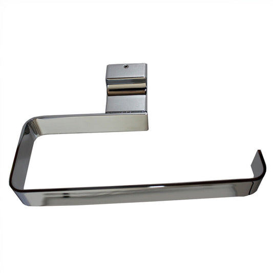 Towel Paper Ring Holder Bar 200mm 25mm Flat 130mm Wall Chrome Bathroom 17001019