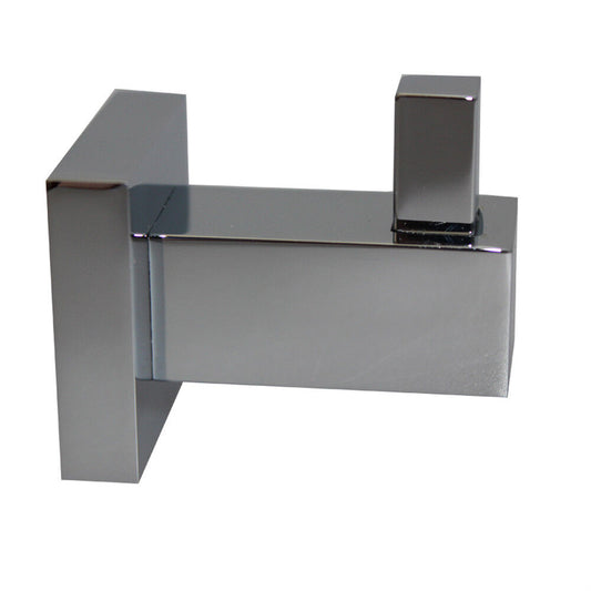 Robe Towel Hook Single 50mm 20mm Square Solid 40mm Wall Bathroom Chrome 17001024