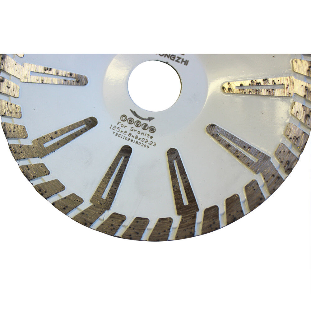 125mm Turbine Curve Diamond Cutting Blade Circular Saw Disc 22.2mm Tile Granite