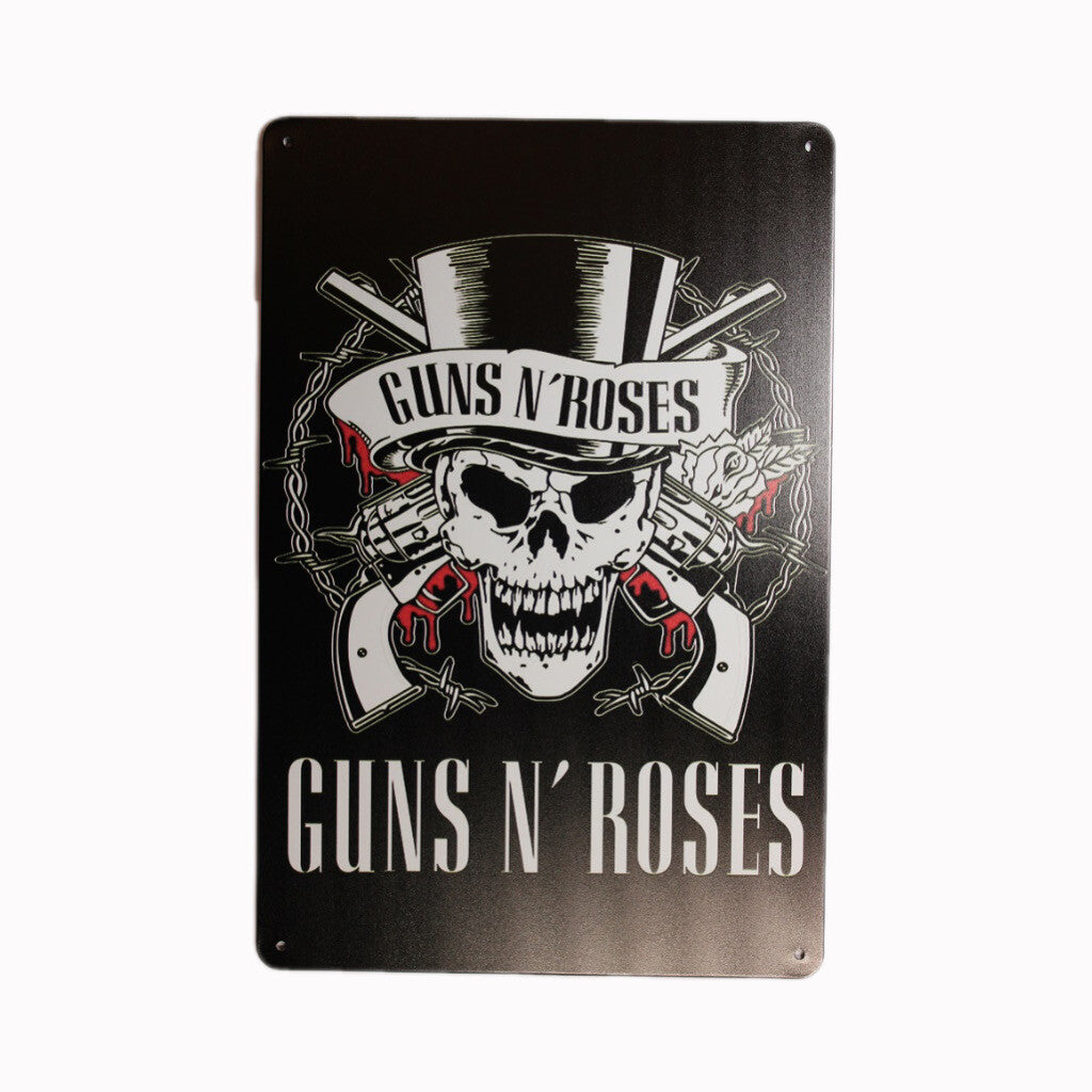 Tin Sign Guns N Roses Sprint Drink Bar Whisky Rustic Look