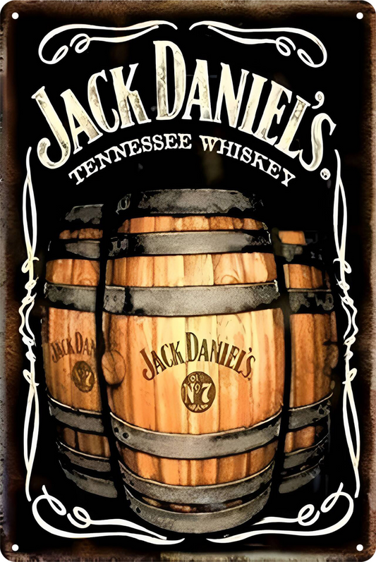 Jack Daniel's Tennessee Whiskey Tin Sign Retro 20x30cm
