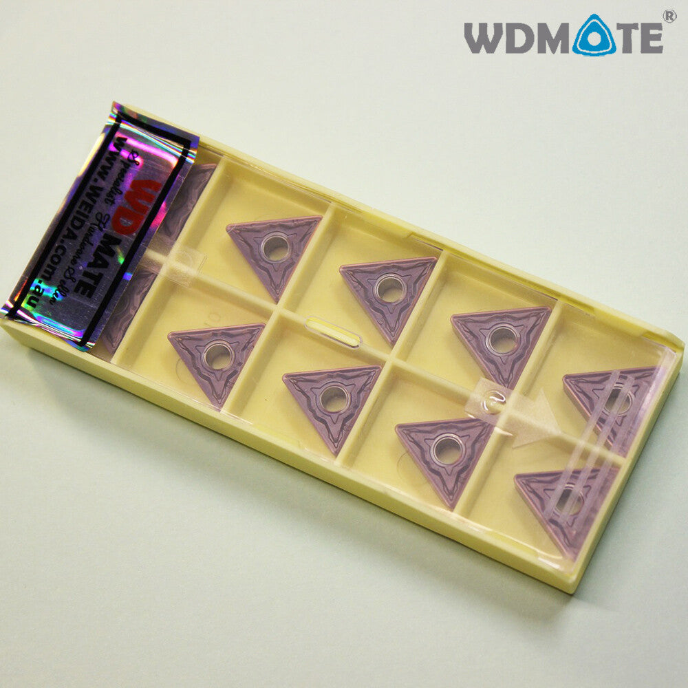 10pcs Tnmg160408-hs Lf6018 CNC Carbide Tip Inserts Blade Cutter Lathe Bar Tool