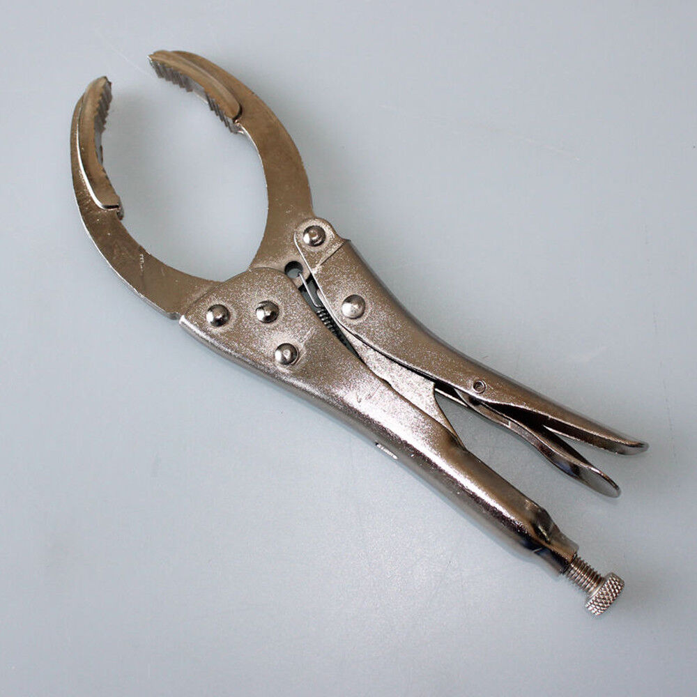 Oil Filter Wrench Remover Plier 40-100mm Grid 10″ Lock-up Forged Crv Car