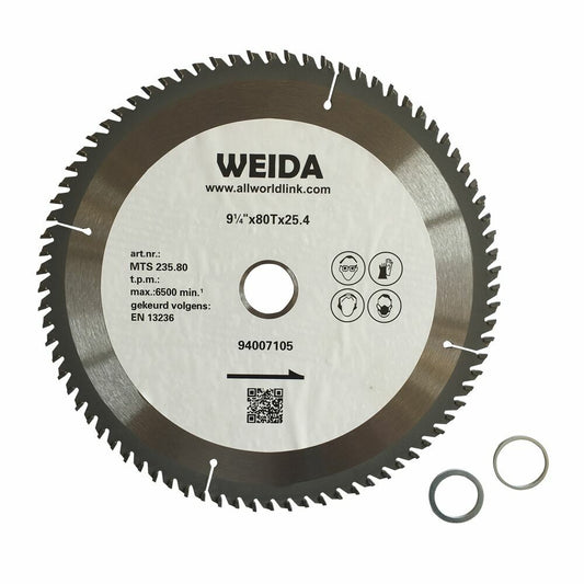 3x 235mm Wood Circular Saw Blade Cutting Disc Atb 9-1/4″ 80t Bore 25.4/22.23 K.