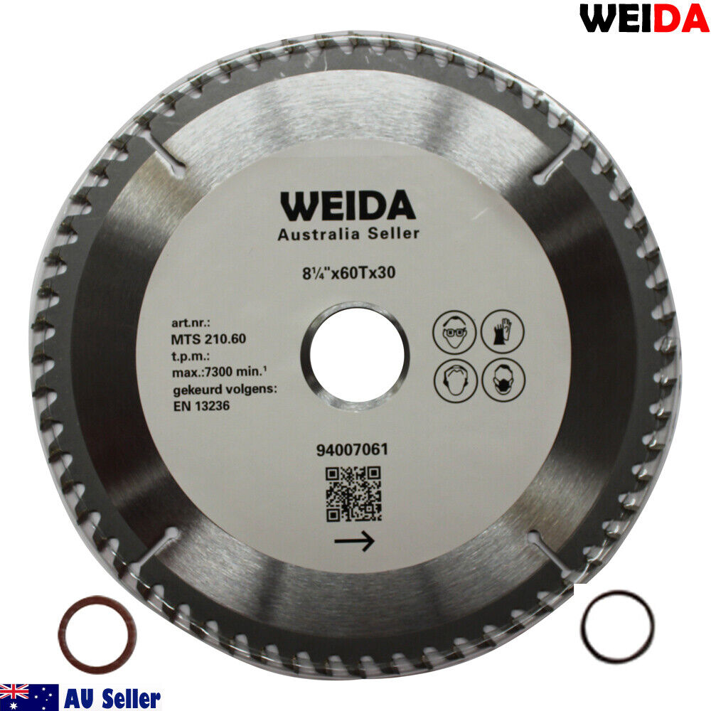 210mm 60t Wood Circular Saw Blade Cutting Disc 8-1/4″ Bore 30/35.4mm K 2.5mm