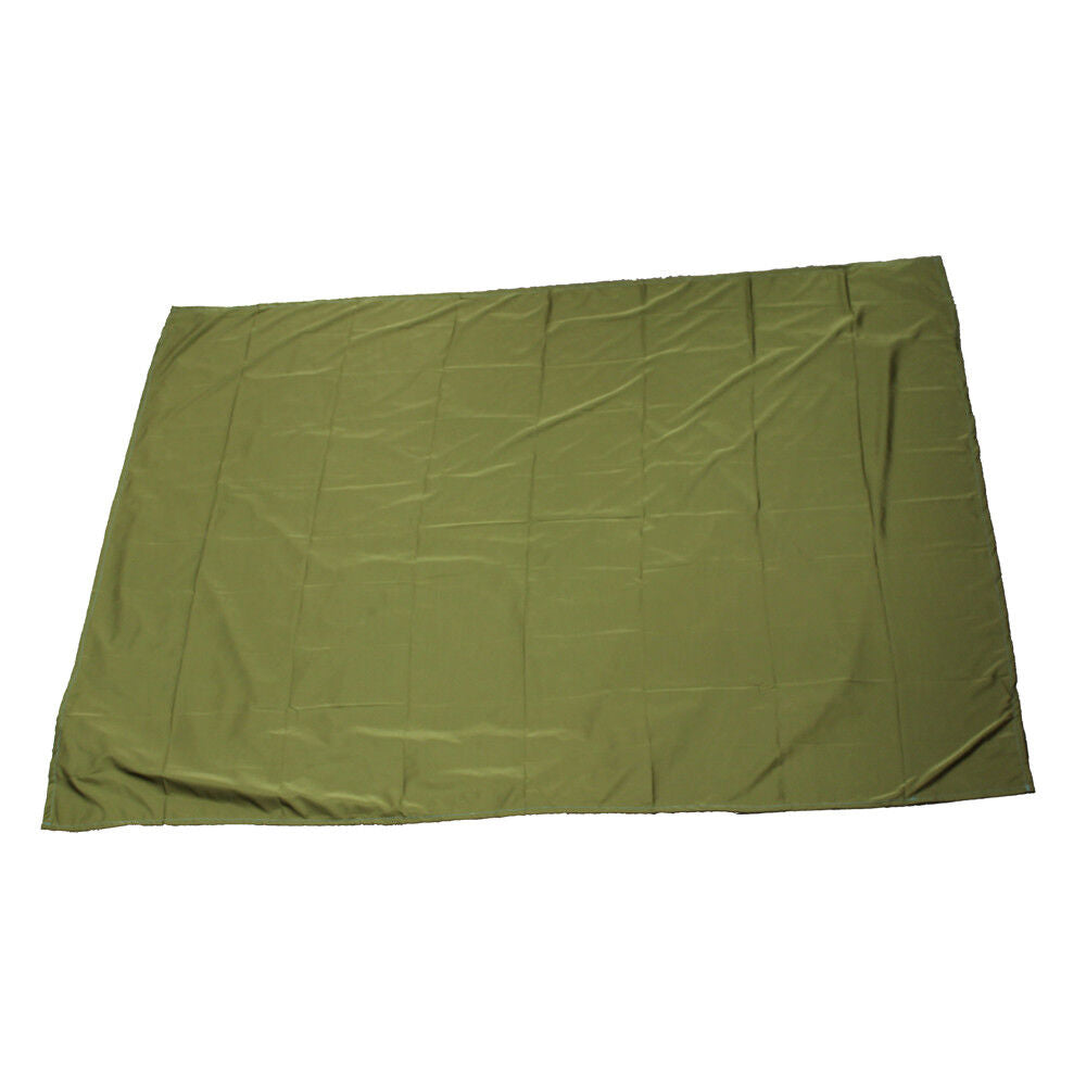 Beach Mat Blanket 1.5x2m No Sand Grass Pocket Soft Light Fast-dry Quality Green