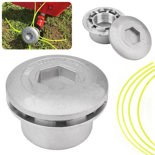 Trimmer Line Head Alloy Reel Kit For Gasoline Brush Cutter