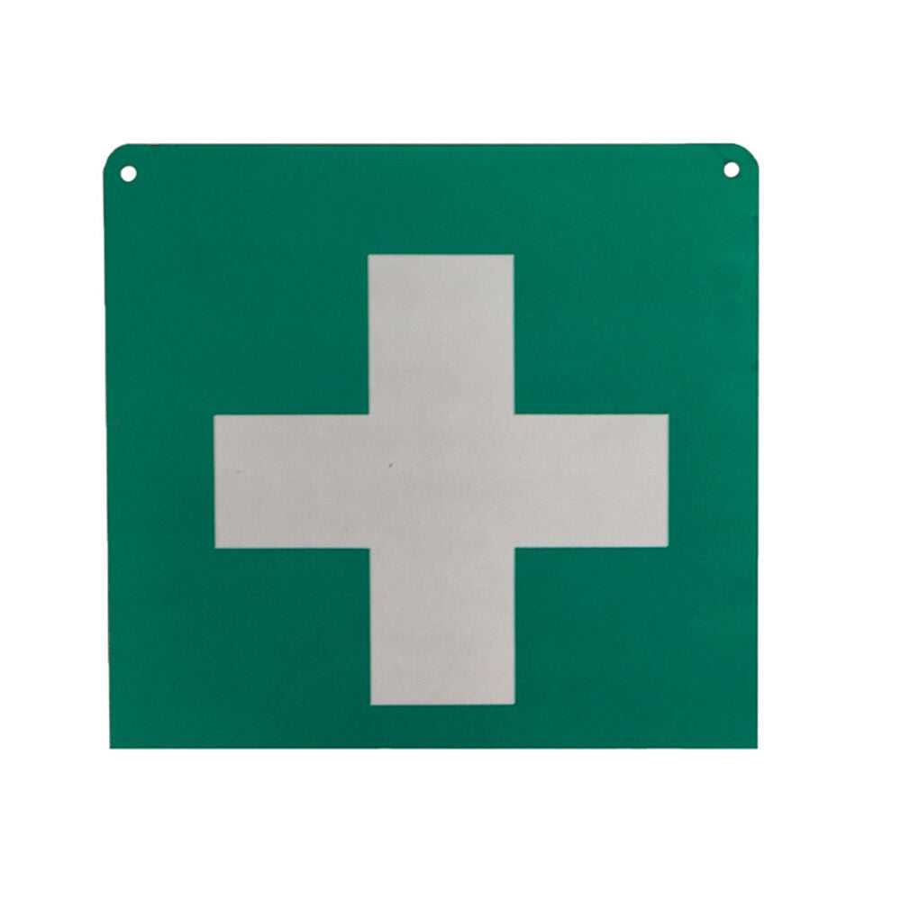 Sign Marking First Aid Kit 200x300mm Medical Care Emergency Help Metal Notice