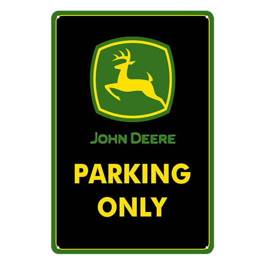 John Deers Packing Only Rustic Metal Sign Vintage Tin Shed Garage Bar