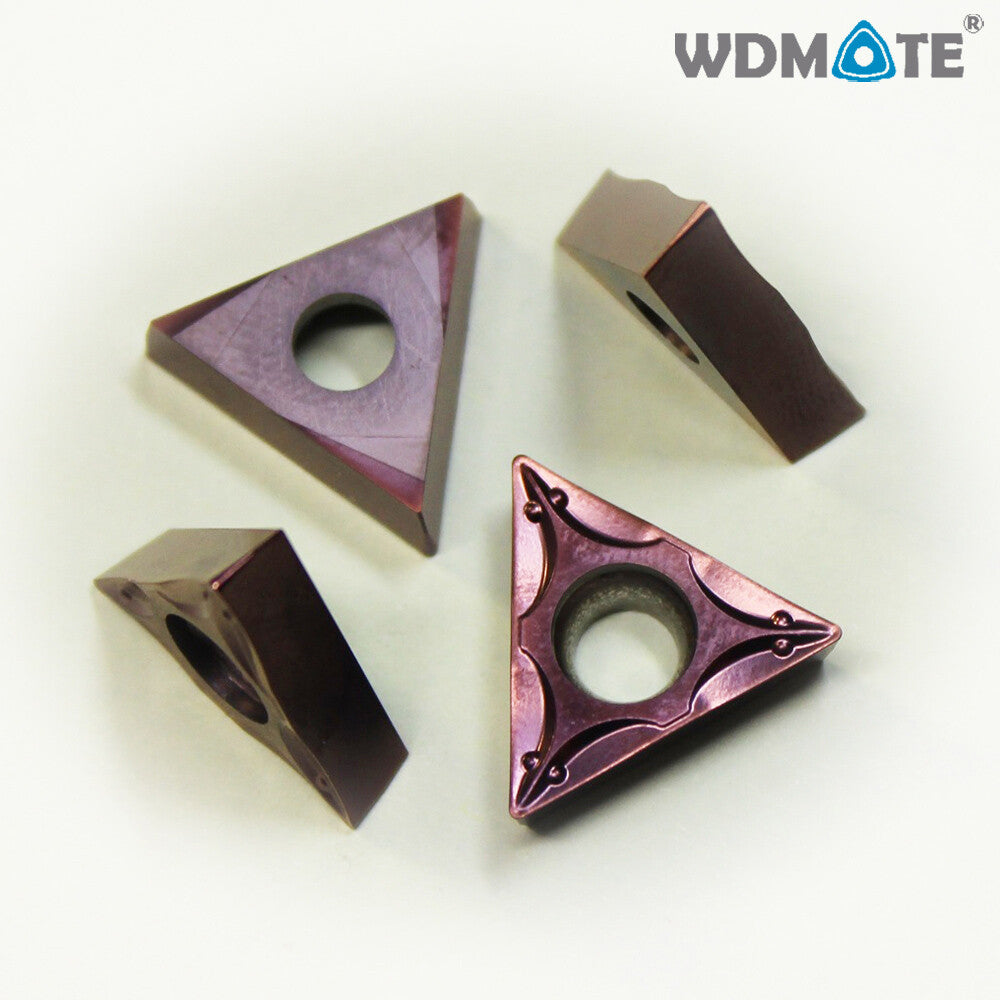 10pcs CNC Carbide Tips Inserts Tcmt16t304-otm Blade Cutter Lathe Turning Bar