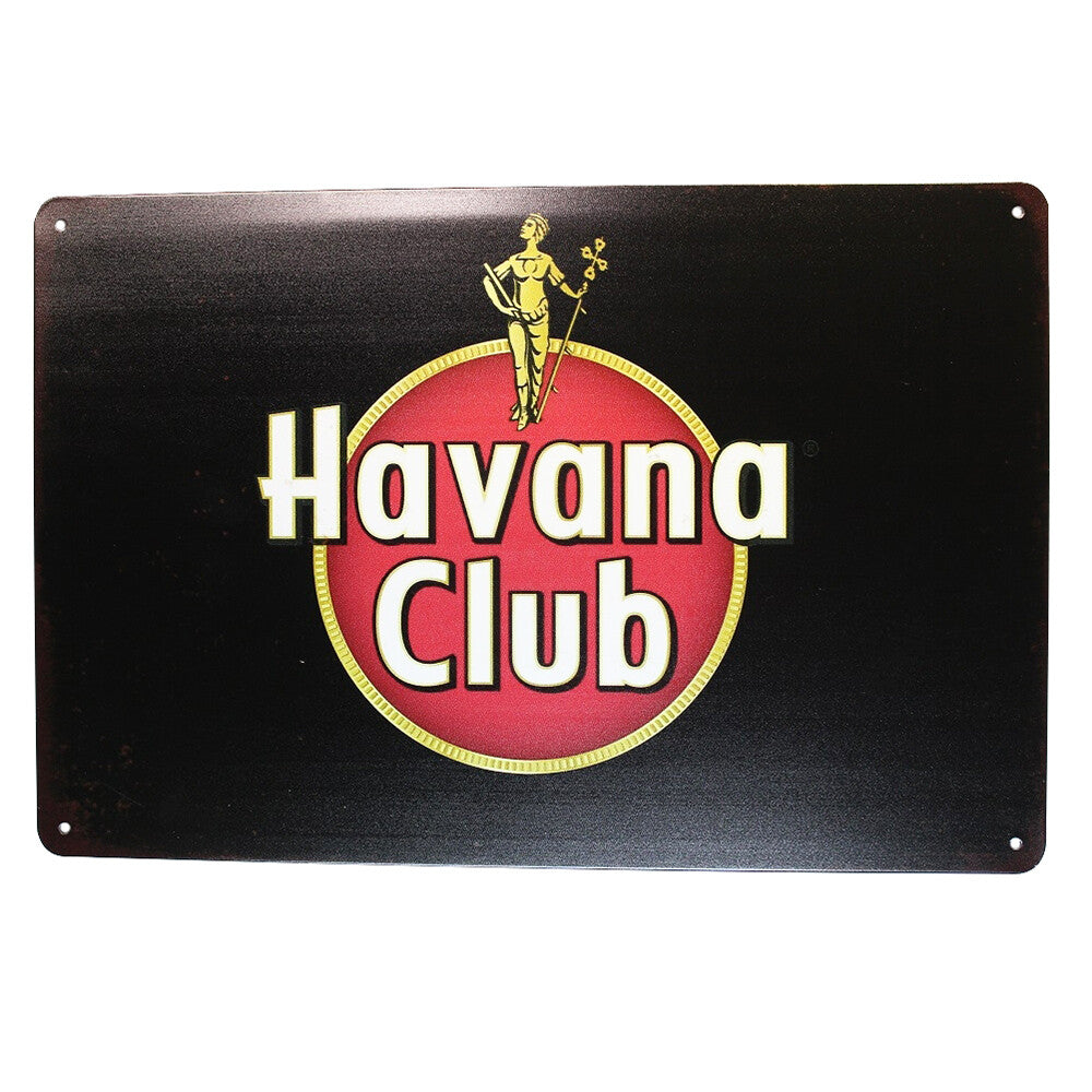 Tin Sign Havana Club Sprint Drink Bar Whisky Rustic Look