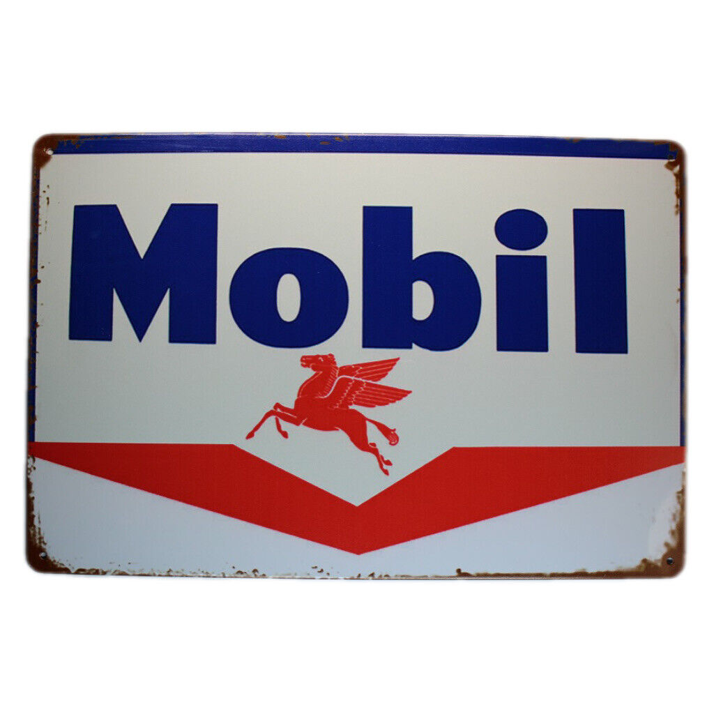 Tin Sign Mobil Man Cave Sprint Drink Bar Whisky Rustic Look