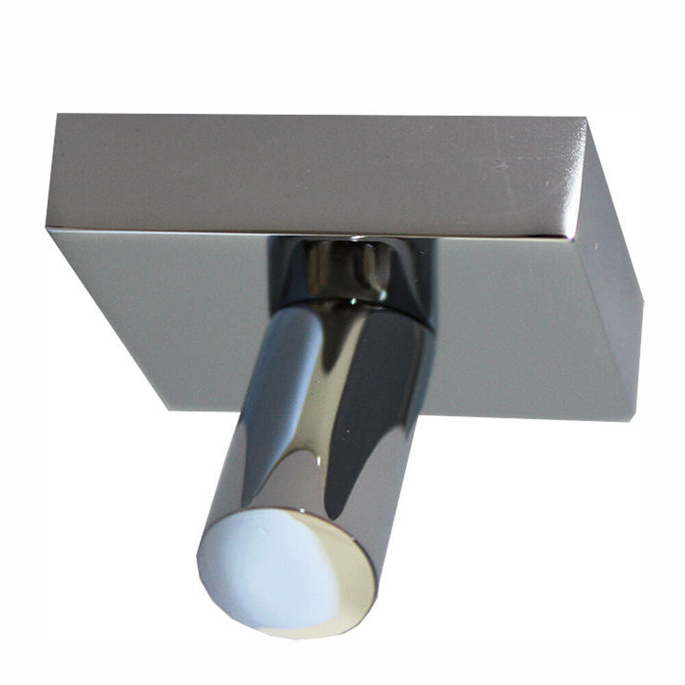 Robe Hook Hanger 14mm Towel Cloth Round Rack Rail Base 40x40mm Bathroom 17001023