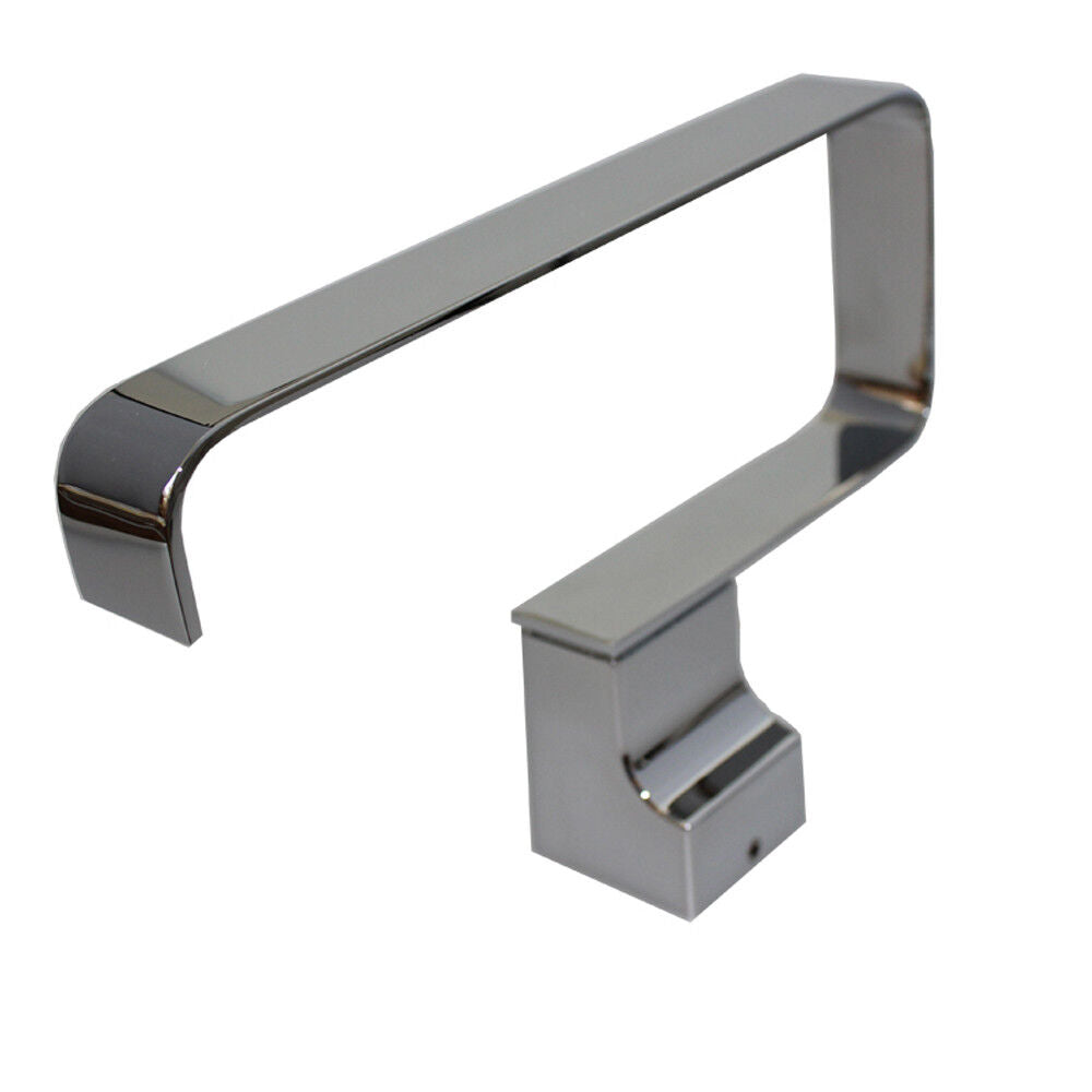 Towel Paper Ring Holder Bar 200mm 25mm Flat 130mm Wall Chrome Bathroom 17001019