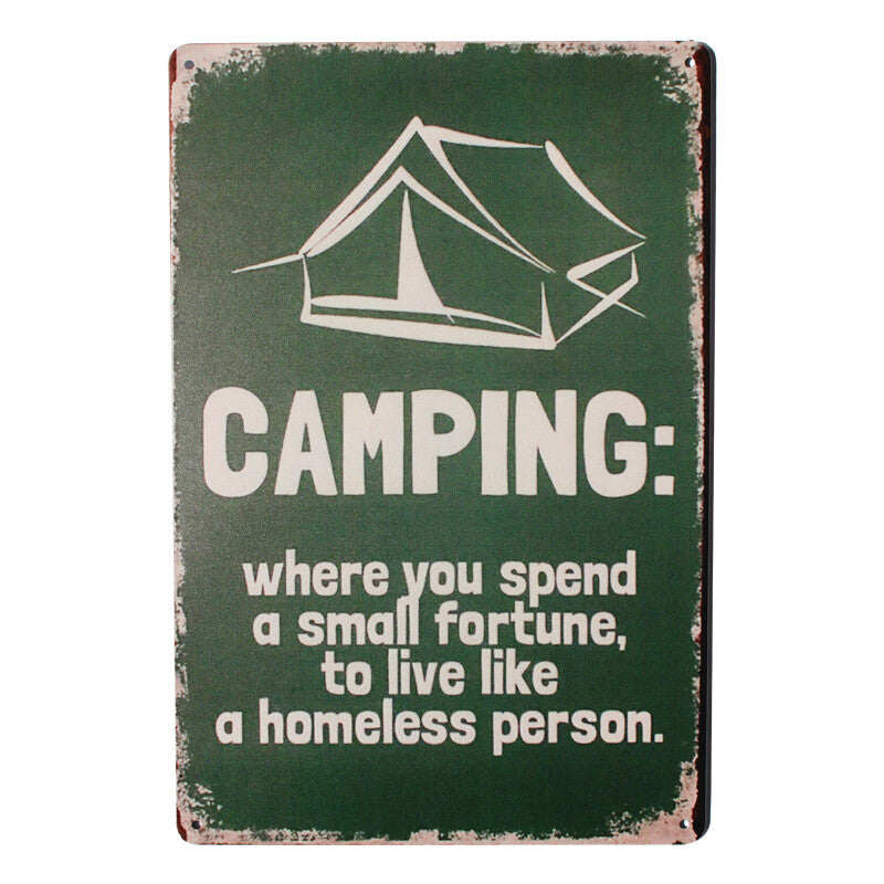 Tin Sign 200x300mm Metal Where You Speed Small Futhure To Live Like Homeless
