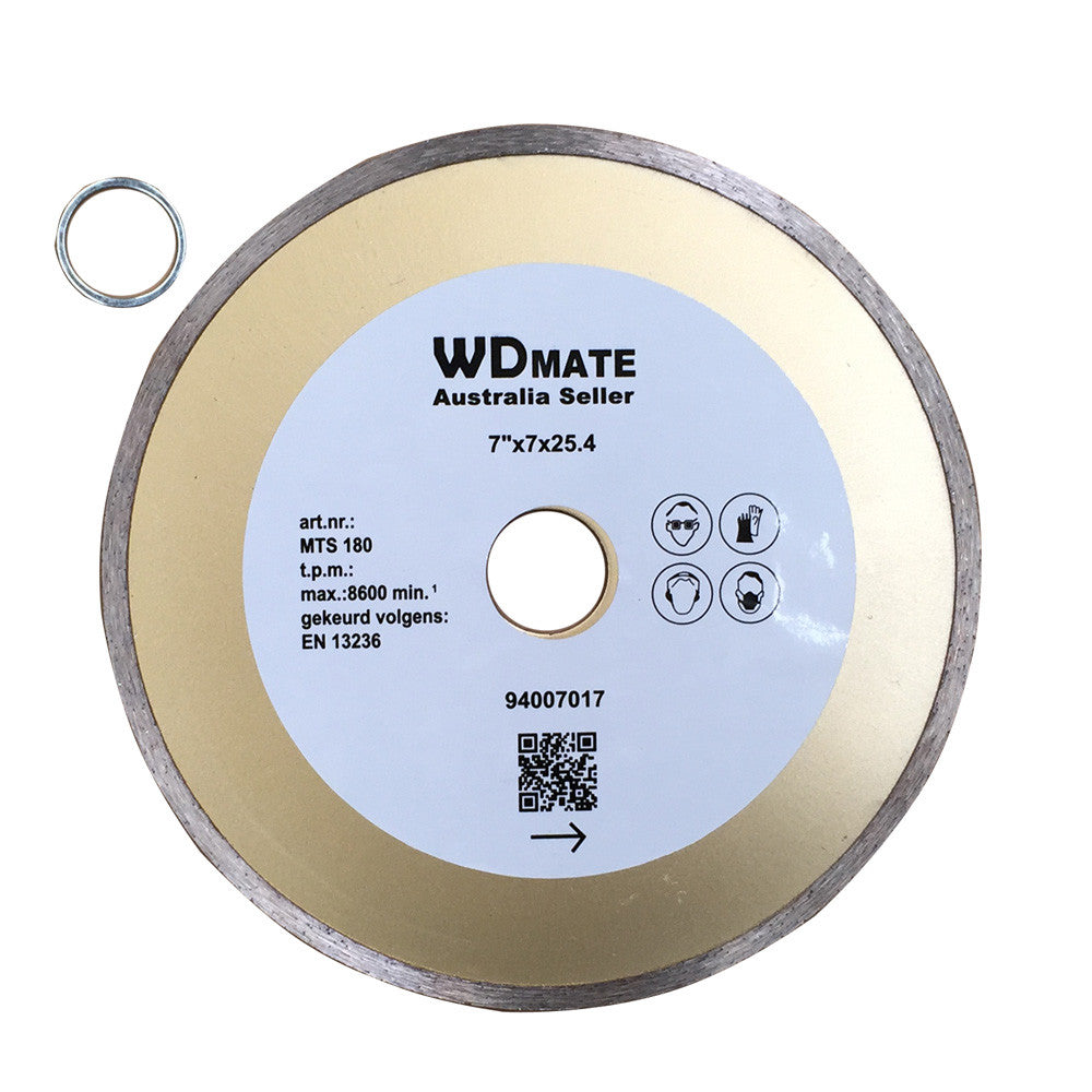 180mm Diamond Wet Saw Cutting Blade 7*2.4mm 7″ Circular Disc 25.4/22.2 Granite