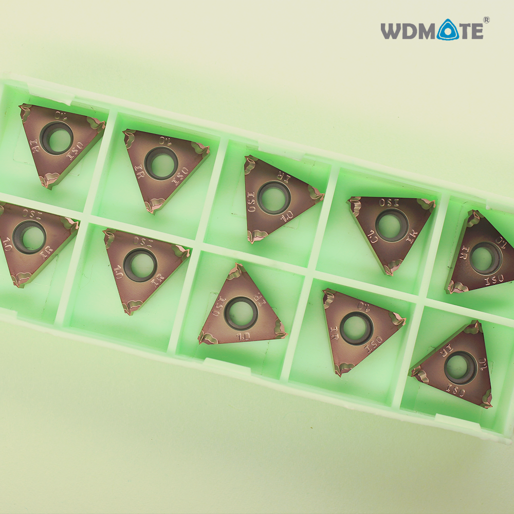 10pcs16irm 1.0 Iso Lf6118 CNC Carbide Tips Inserts Blade Cutter Lathe Bar Tool