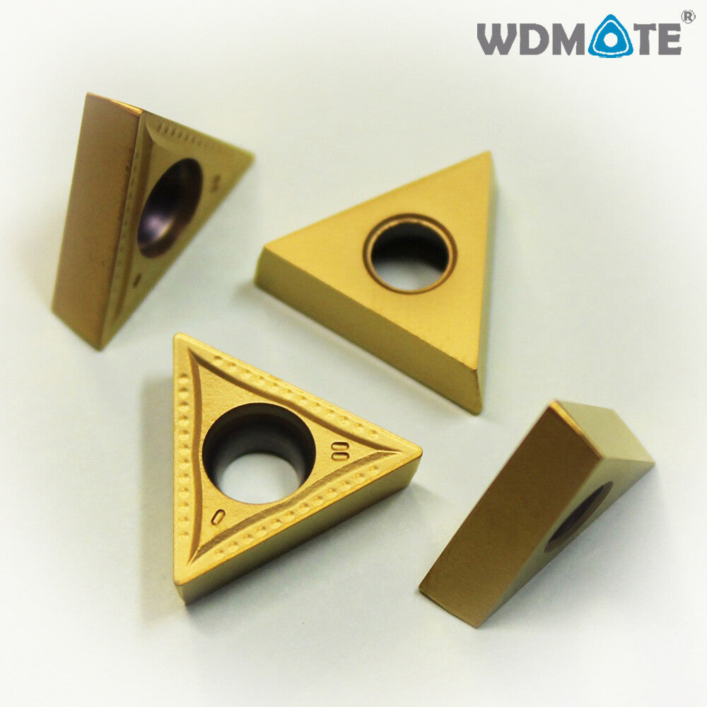 10pcs CNC Carbide Tips Inserts Tcmt16t304-mt Xh7135 Blade Cutter Lathe Bar Tool