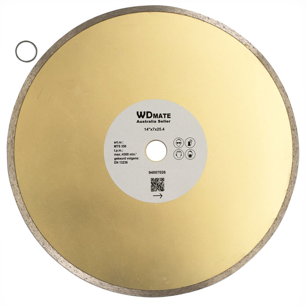 350mm Diamond Cutting Wet 14″ Circular Saw Blade Disc 25.4/22.23mm Tile Granite