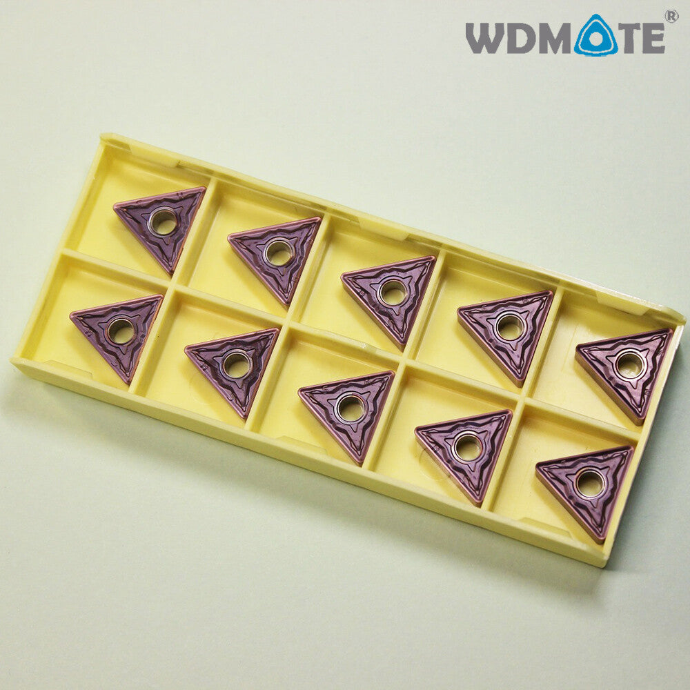 10pcs Tnmg160408-hs Lf6018 CNC Carbide Tip Inserts Blade Cutter Lathe Bar Tool