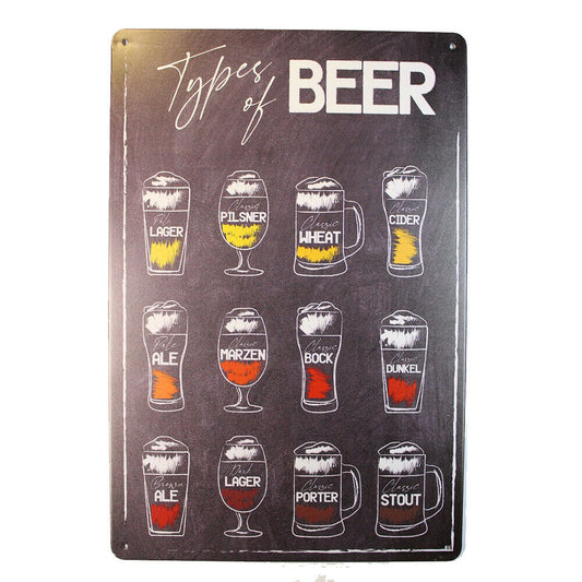Tin Sign Beer Sprint Drink Bar Whisky Rustic Look