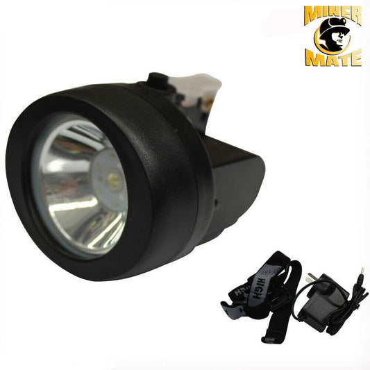 Miner Light 1w 3500lux Head Cap Lighting Torch Cordless Led Lamp Long-life